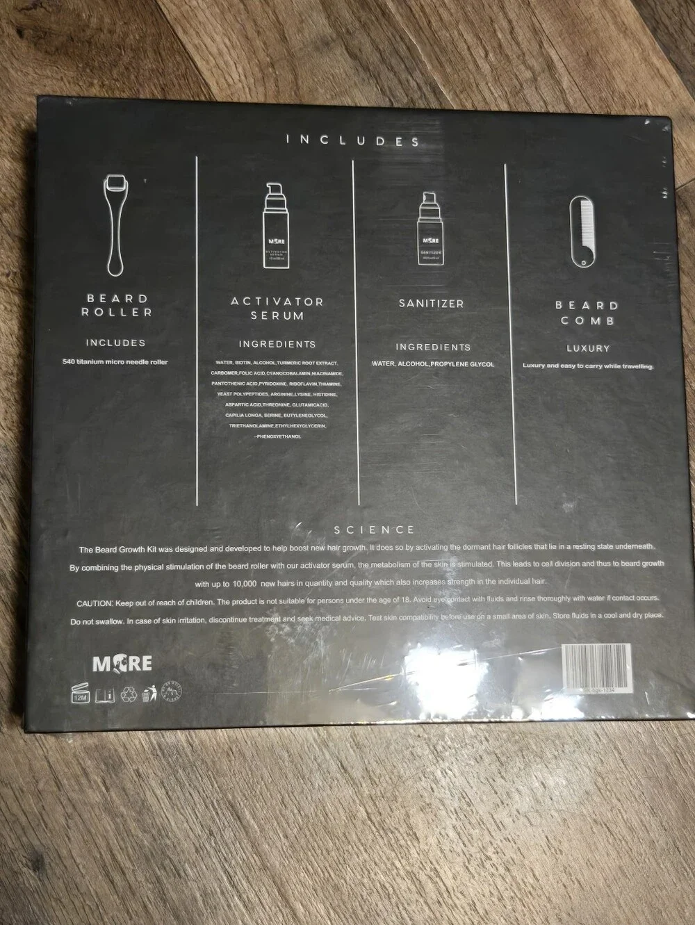 Men Beard Growth Kit NWT